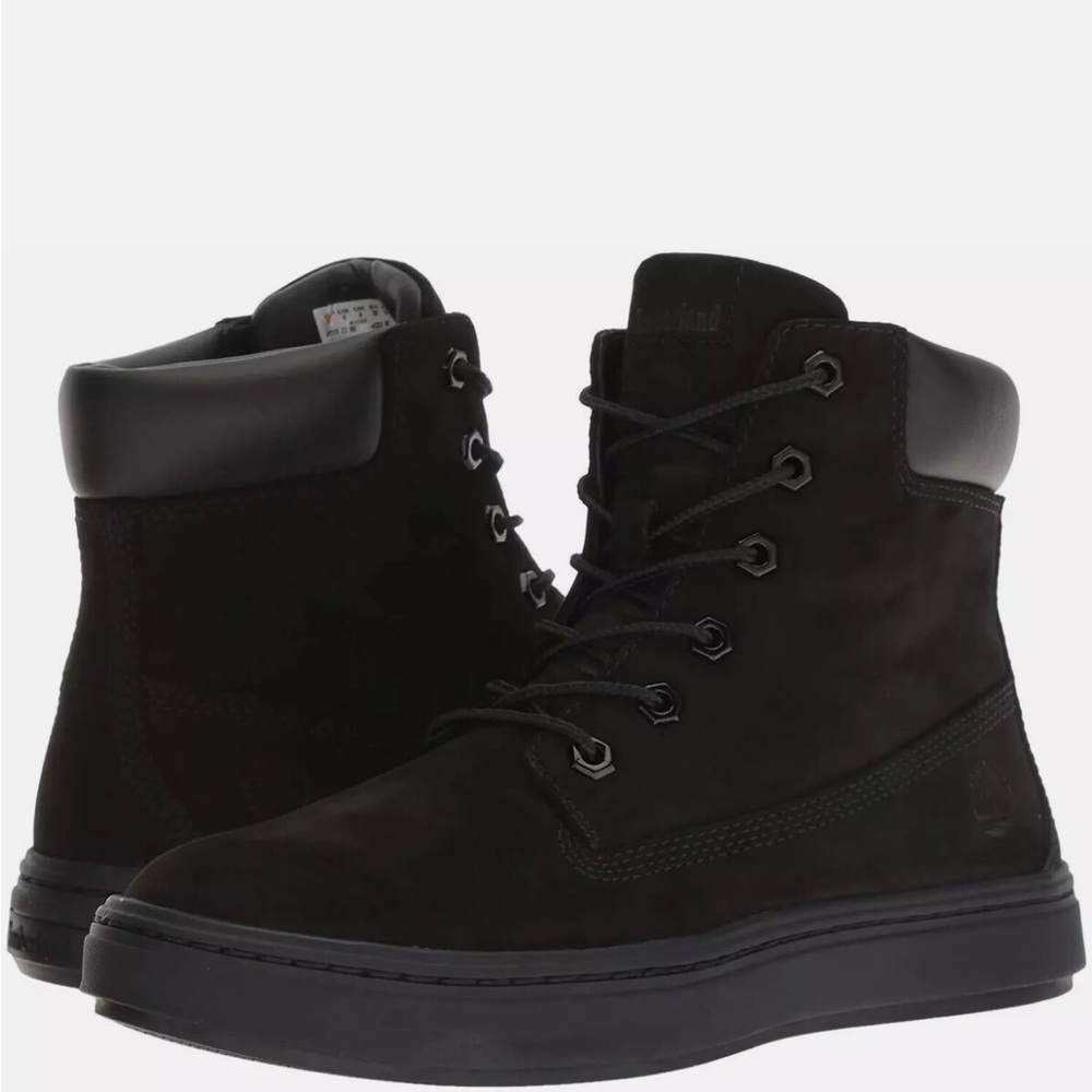 Timberland Women's Londyn 6" Chukka Boot Black Nubuck Size 8.5